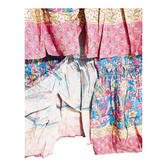 NWT Anthropologie  Tiered Midi Floral Print Skirt, 1X - Picture 7 of 14